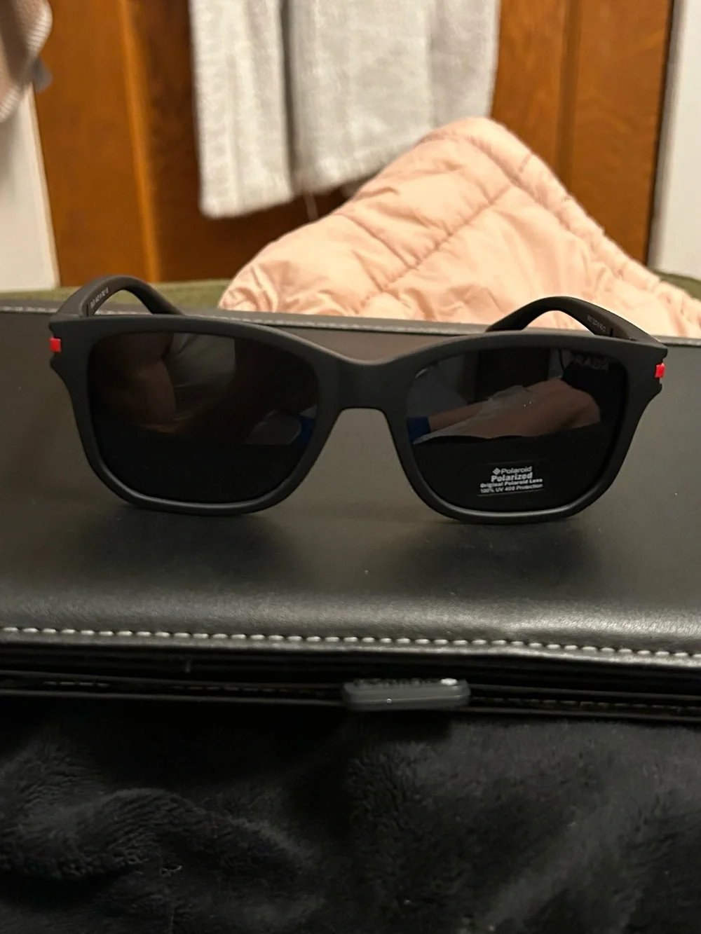 BRAND NEW PRADA LINEA ROSSA 5101 C1 SUNGLASSES - BLACK/RED - MADE IN ITALY
